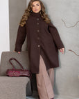 Long straight-cut coat - Twiggy Shop