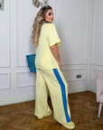 Комплект от трико с ярки акценти - Twiggy Shop