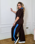 Комплект от трико с ярки акценти - Twiggy Shop