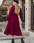 Ribbed velvet dress - Twiggy Shop