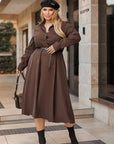 Рокля от рипсено кадифе - Twiggy Shop
