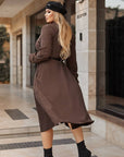 Рокля от рипсено кадифе - Twiggy Shop