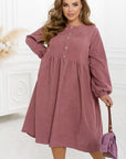 Рокля от рипсено кадифе с копчета - Twiggy Shop