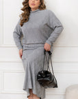 Soft sweater and skirt set - Twiggy Shop