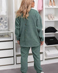 Комплект от рипсено кадифе с копчета - Twiggy Shop