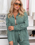 Комплект от рипсено кадифе с копчета - Twiggy Shop
