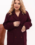 Палто от еко кашмир - Twiggy Shop