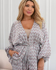 Атлазен принтиран комплект - Twiggy Shop
