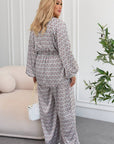 Satin printed set - Twiggy Shop