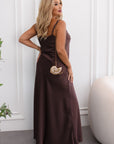 Дълга рокля от сатен - Twiggy Shop