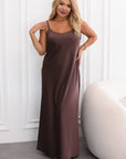 Дълга рокля от сатен - Twiggy Shop