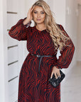 Разкроена рокля от шифон - Twiggy Shop
