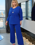 Комплект от Блуза и Панталон в Четири Цвята – Съвършенство във Всеки Детайл