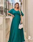 Дълга копринена рокля - Twiggy Shop