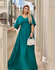Дълга копринена рокля - Twiggy Shop
