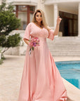 Дълга копринена рокля - Twiggy Shop