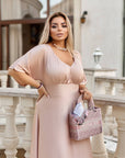 Дълга копринена рокля - Twiggy Shop
