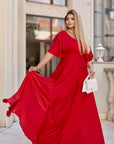 Дълга копринена рокля - Twiggy Shop