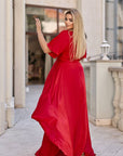 Дълга копринена рокля - Twiggy Shop