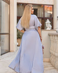 Дълга копринена рокля - Twiggy Shop