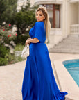 Дълга копринена рокля - Twiggy Shop