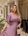 Дълга копринена рокля - Twiggy Shop