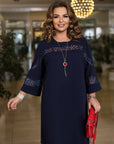 Къса рокля в свободна кройка - Twiggy Shop