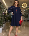 Къса рокля в свободна кройка - Twiggy Shop