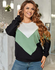 Soft three-colored sweater - Twiggy Shop