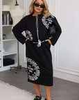 Комплект рокля и суитшърт с цип - Twiggy Shop