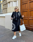 Комплект рокля и суитшърт с цип - Twiggy Shop
