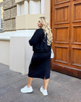 Комплект рокля и суитшърт с цип - Twiggy Shop