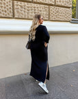 Дълга рокля с ципове - Twiggy Shop
