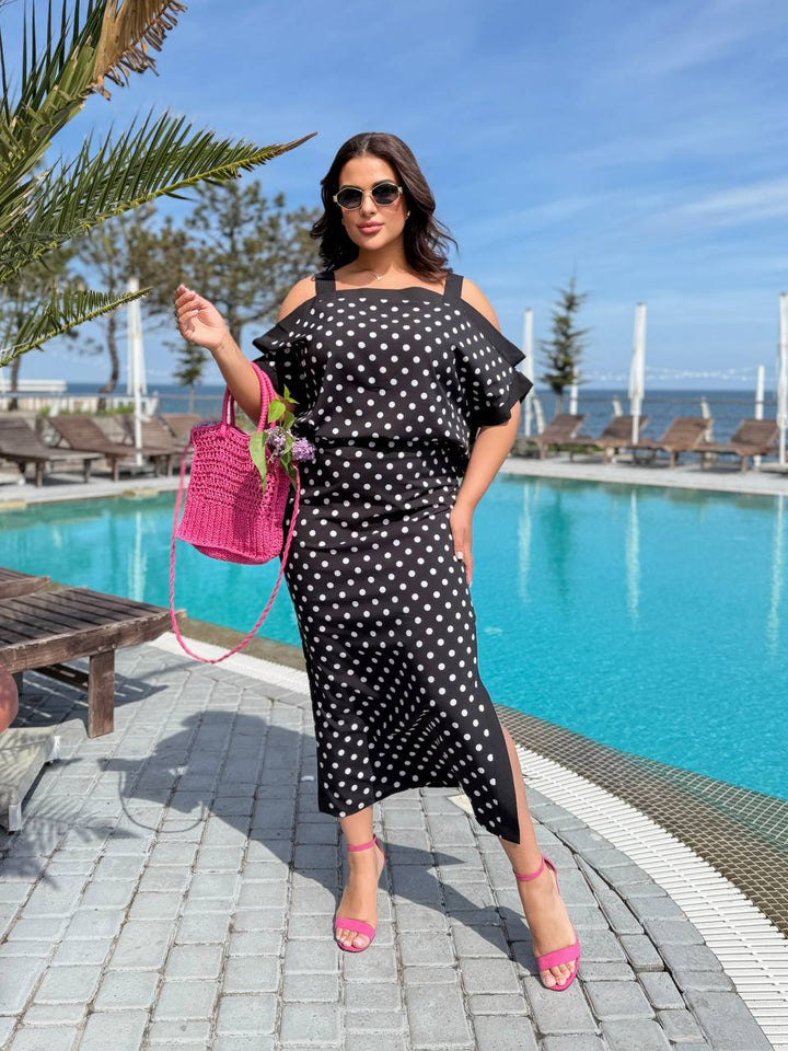 Комплект от блуза и пола - Twiggy Shop