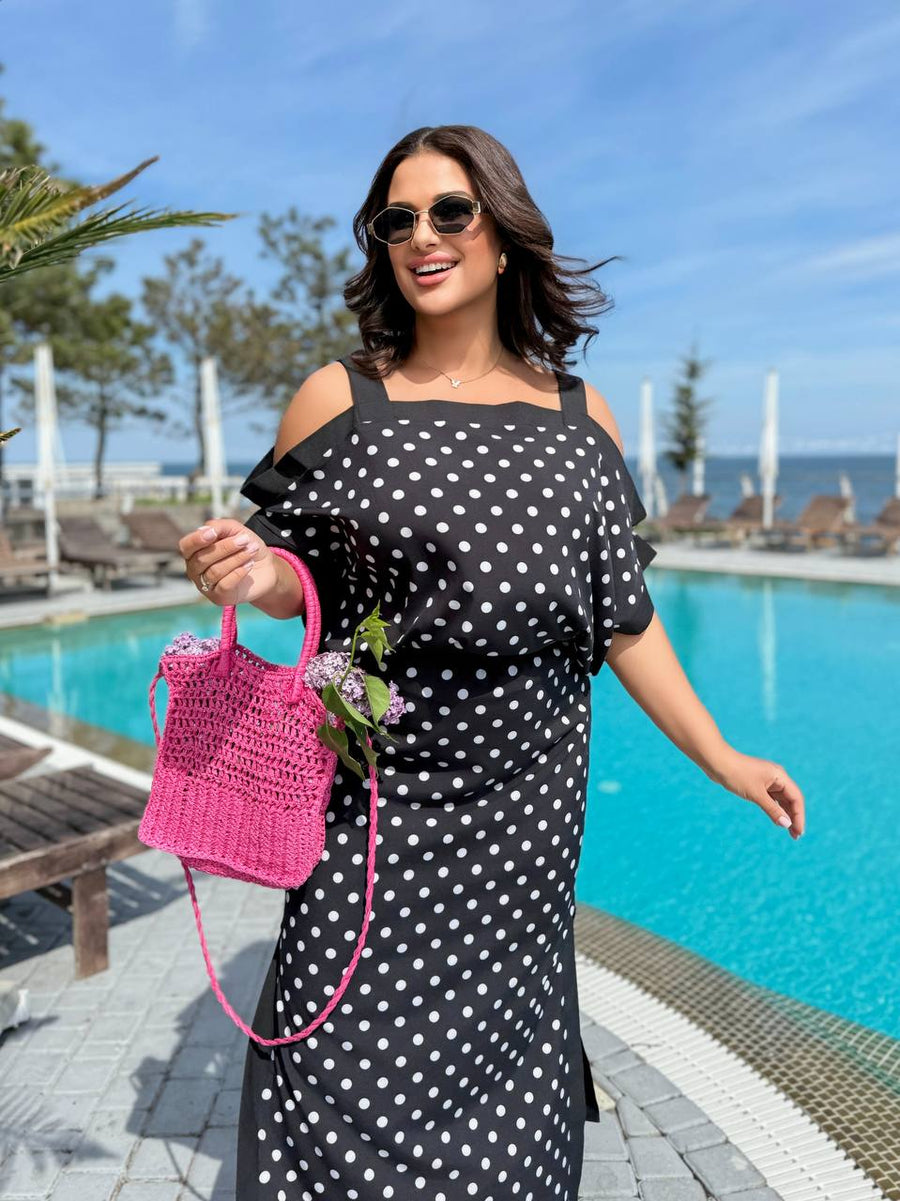 Комплект от блуза и пола - Twiggy Shop