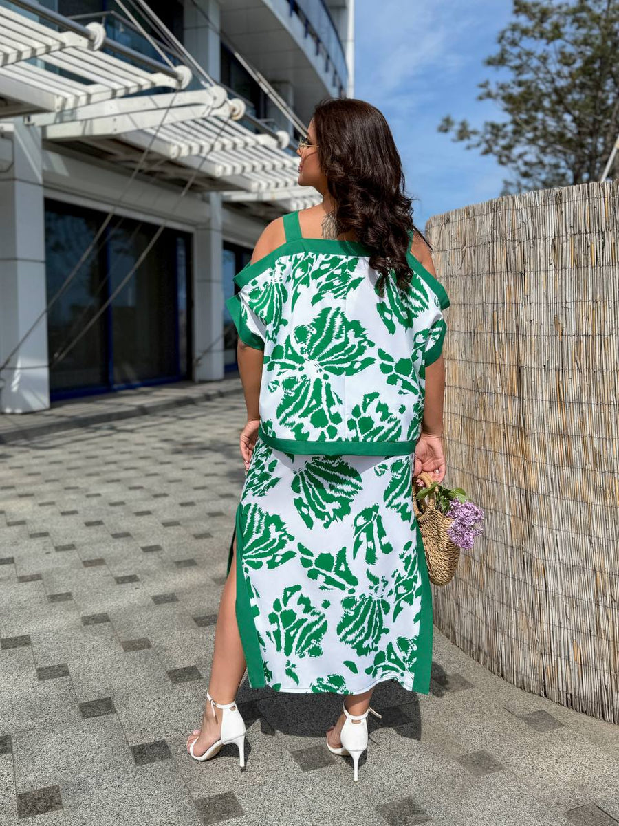 Комплект от блуза и пола - Twiggy Shop