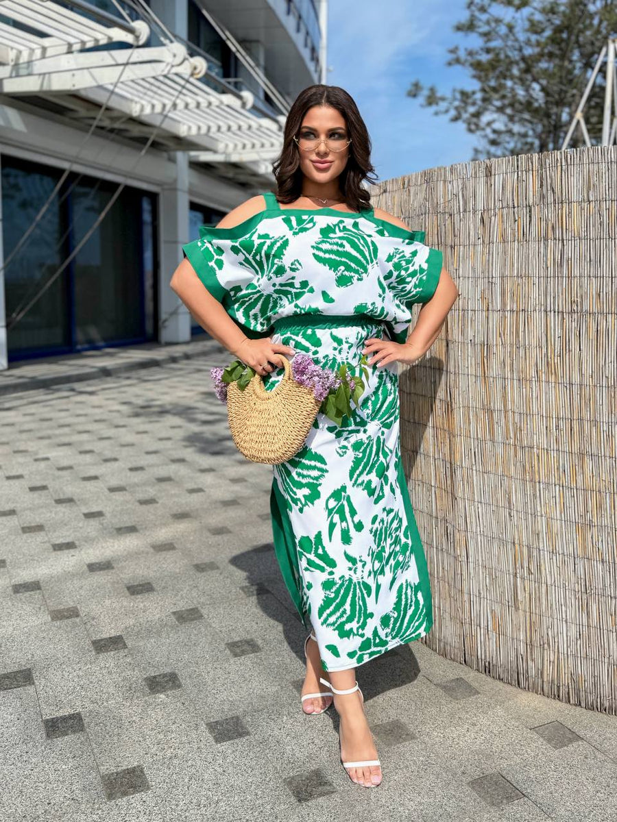 Комплект от блуза и пола - Twiggy Shop