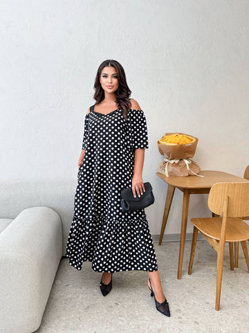 Рокля в свободна кройка от софт - Twiggy Shop