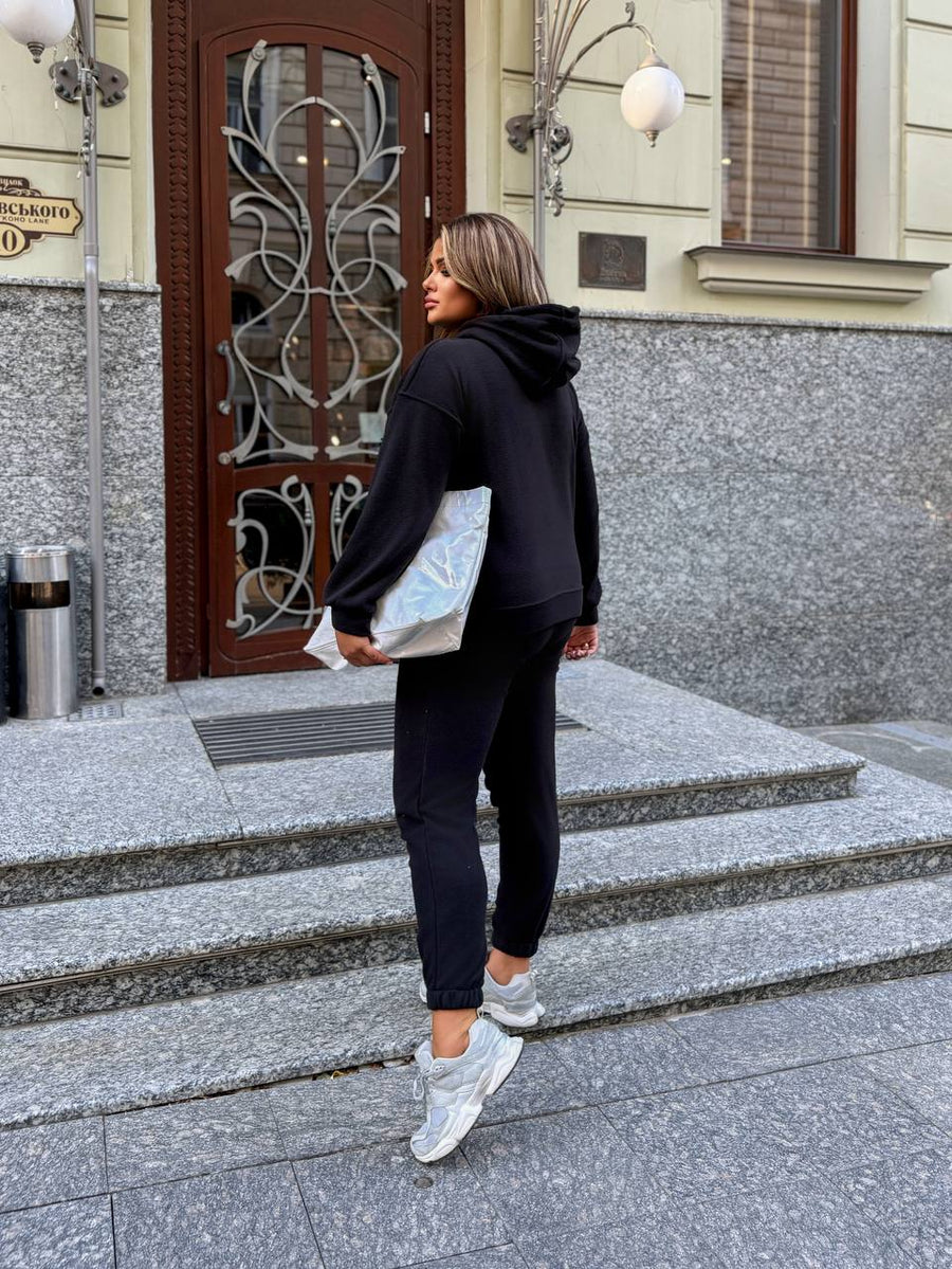 Мек всекидневен комплект с качулка - Twiggy Shop