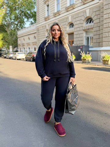 Мек всекидневен комплект с качулка - Twiggy Shop