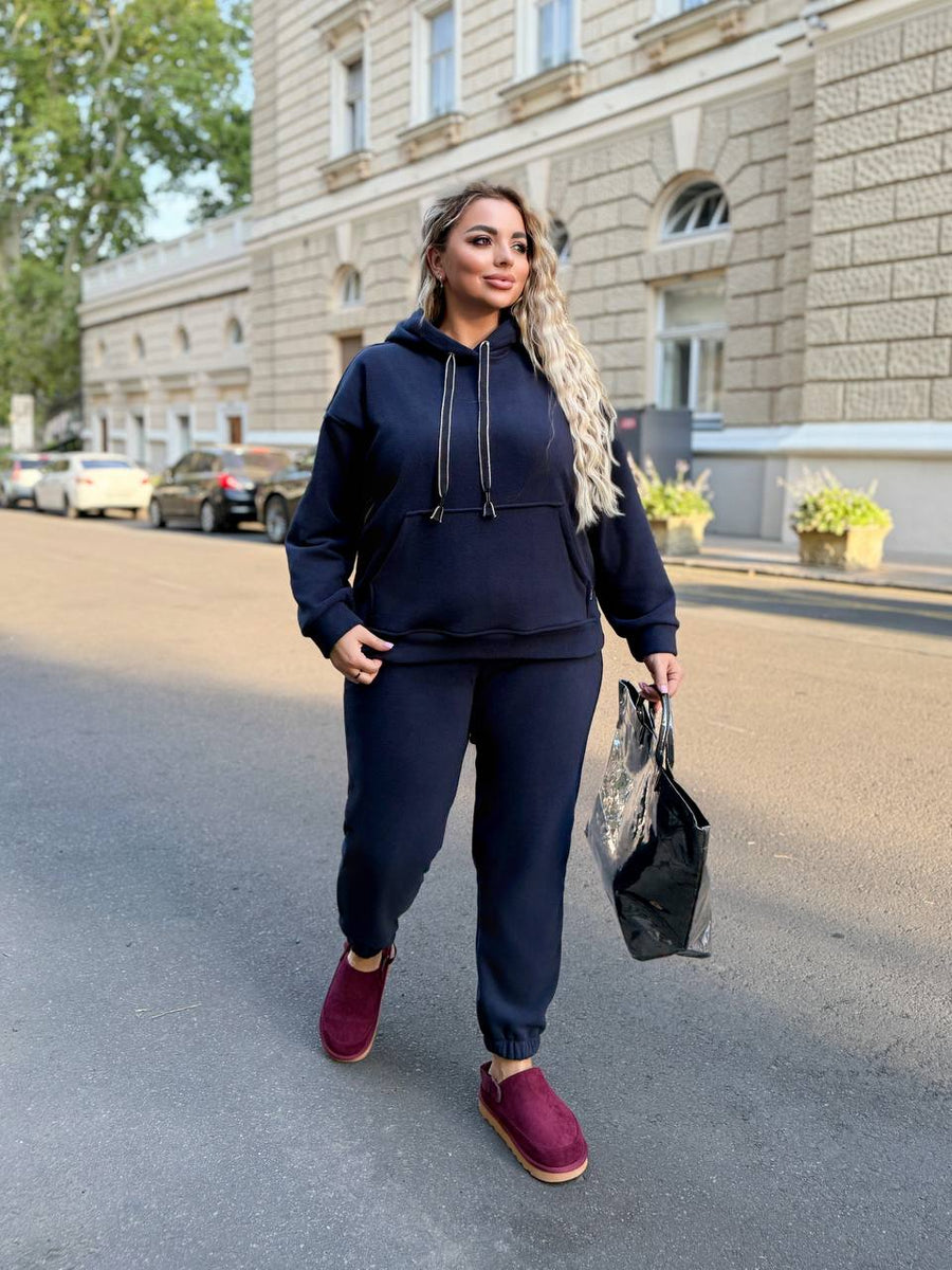 Мек всекидневен комплект с качулка - Twiggy Shop