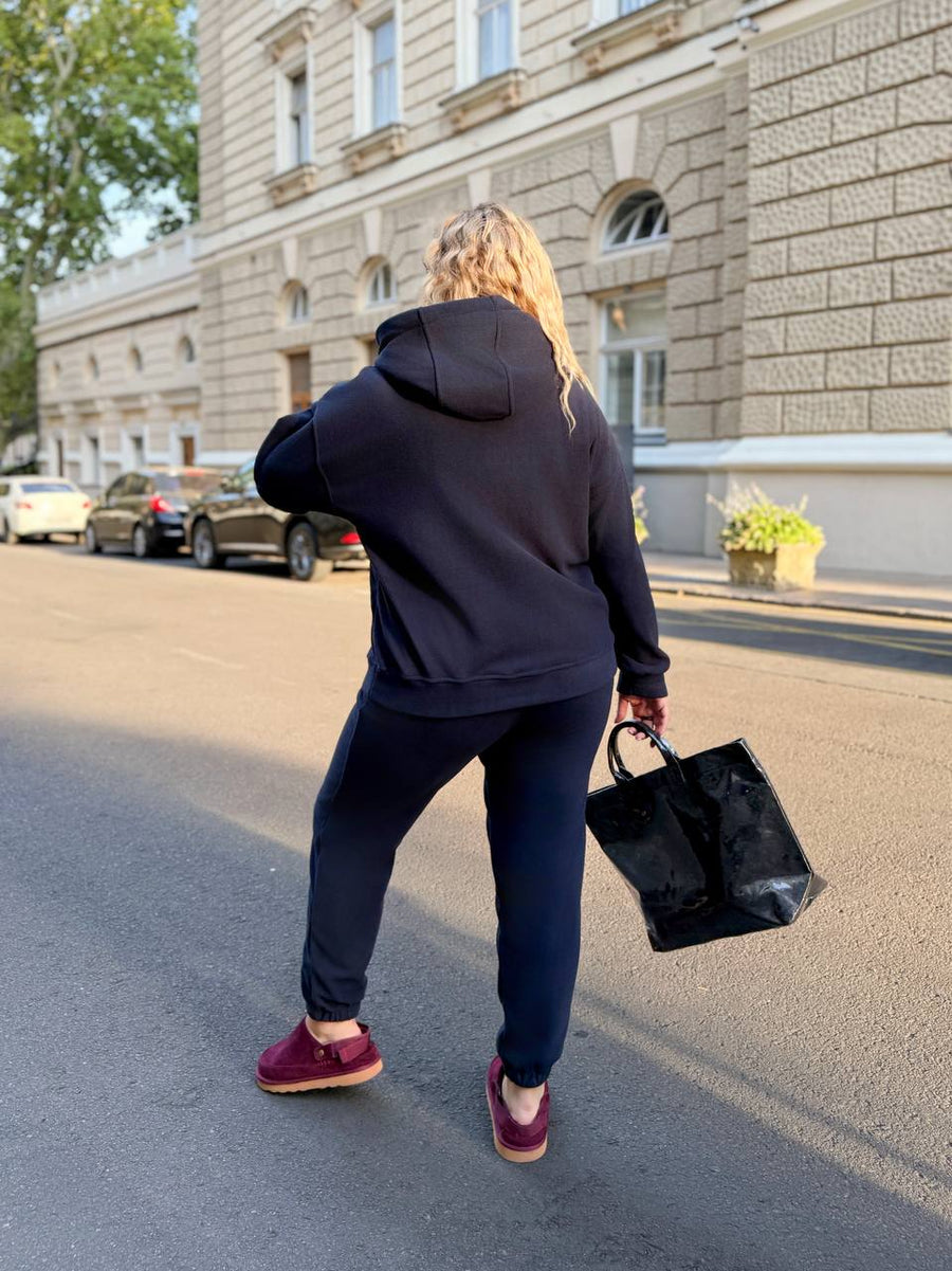 Мек всекидневен комплект с качулка - Twiggy Shop