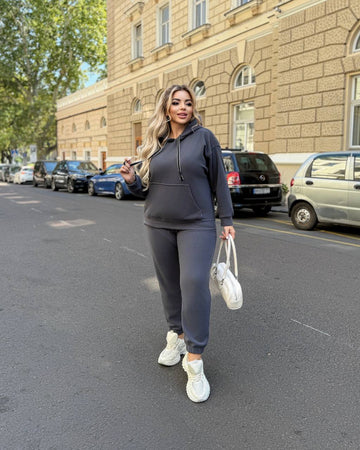 Мек всекидневен комплект с качулка - Twiggy Shop