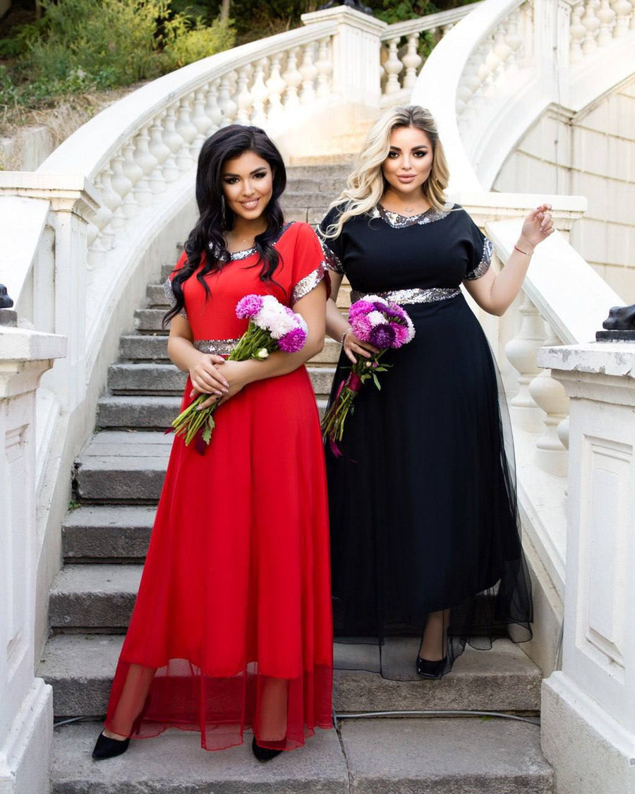 Рокля от софт с мрежа - Twiggy Shop