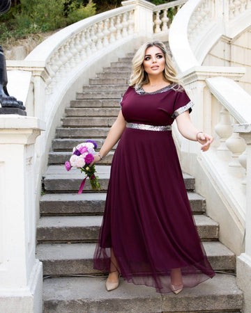 Рокля от софт с мрежа - Twiggy Shop