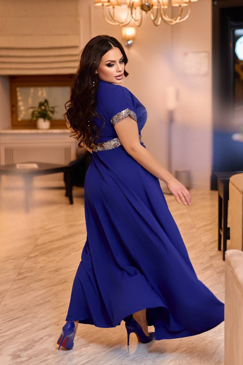 Дълга рокля с пайети - Twiggy Shop