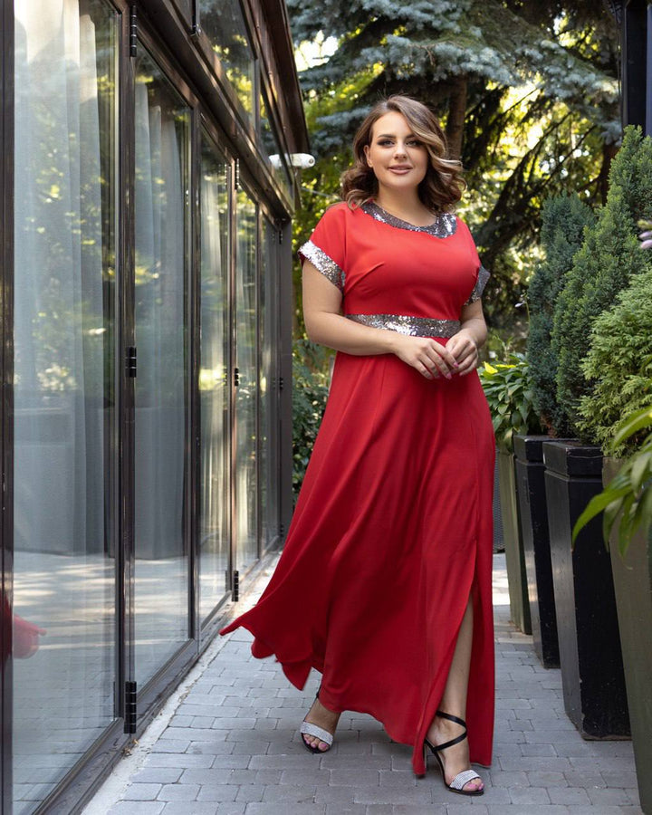 Дълга рокля с пайети - Twiggy Shop