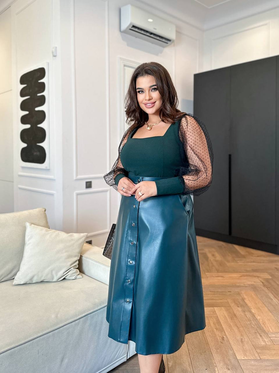 Комплект от блуза и пола - Twiggy Shop