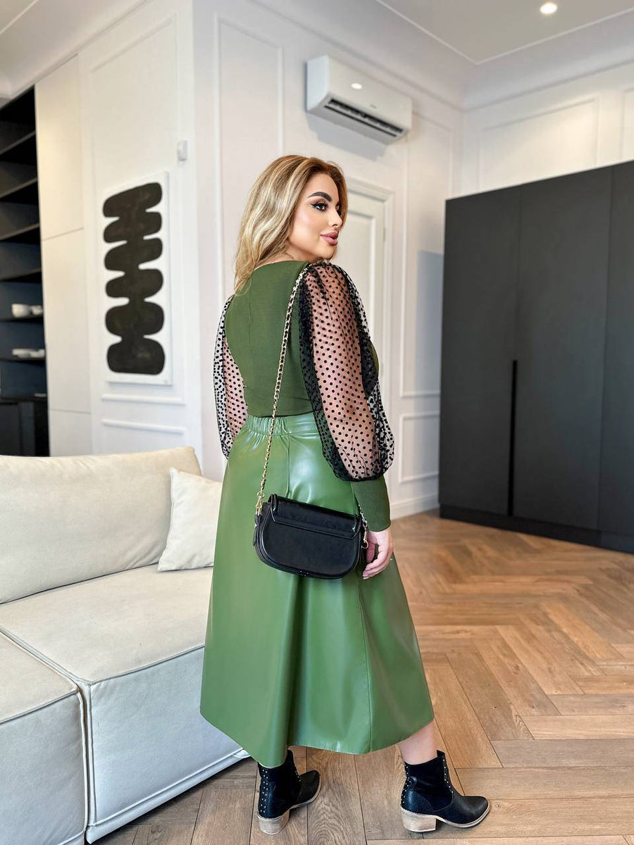 Комплект от блуза и пола - Twiggy Shop