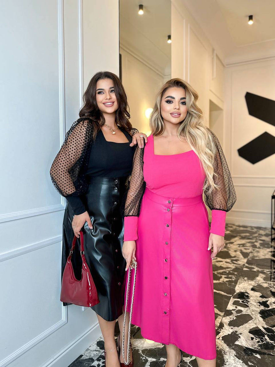 Комплект от блуза и пола - Twiggy Shop